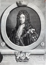 James Douglas, 2. Herzog von Queensberry, graviert von Louis du Guernier II